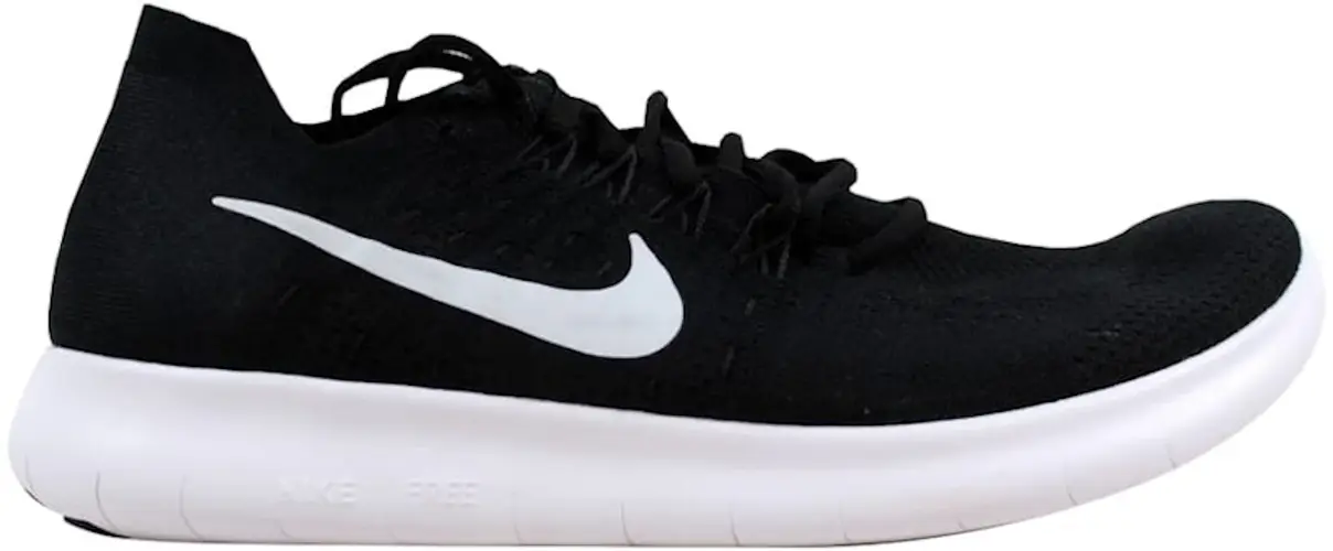 Size 9.5 - Nike Free RN Flyknit 2017 Black Women's 880844-001