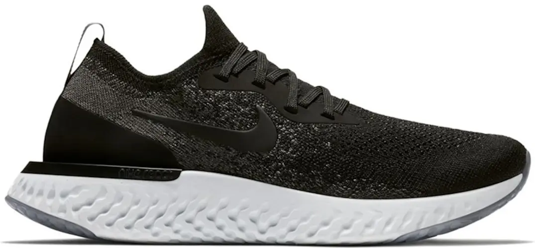 Size 7.5 - Nike Epic React Flyknit Black Dark (Women's) AQ0070-001
