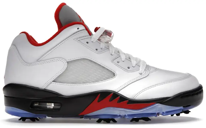 Size 7 - Jordan 5 Retro Low Golf Fire Red (Silver Tongue) CU4523-100