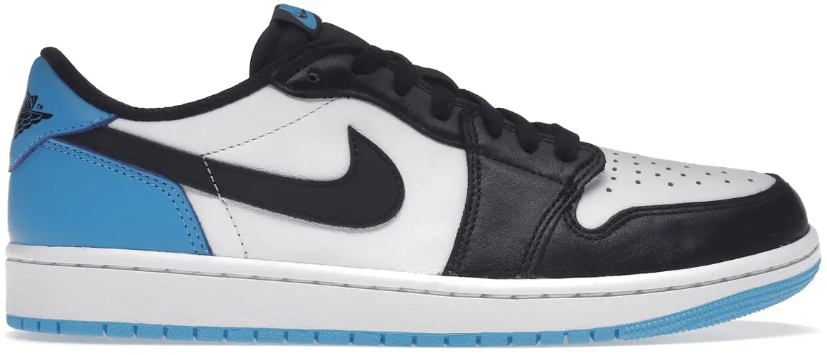 Size 13 - Jordan 1 Retro Low OG Black Dark Powder Blue CZ0790-104