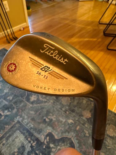 Men's Titleist Vokey Right Handed Wedge Wedge Flex 56 Degree Steel Shaft (Used)
