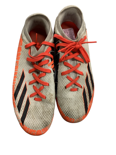Used Adidas Soccer Cleats Orange Junior 04 11613-S000190286