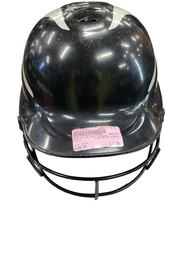 Used RIP-IT HELMET W/MASK Batting Helmet w/Mask Black SM 11613-S000190281
