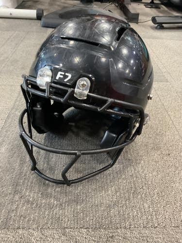 Used Schutt YOUTH F7 AIR HELMET FB Helmet Black LG 11614-S000244454