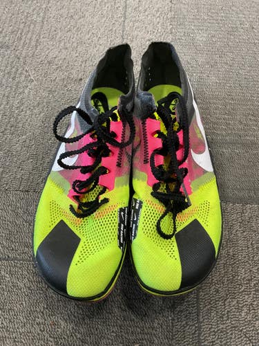 Used Nike CROSS COUNTRY Track & Field Cleats Adult Neon Green Senior 5.5 11614-S000244437