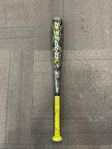 Used Rawlings RAPTOR BB/SB T-Ball Bat Grey 25" 11614-S000244426