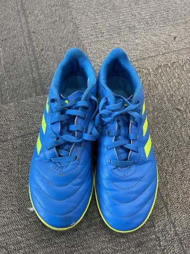 Used Adidas Soccer Indoor Shoes Royal Blue Junior 03.5 11614-S000244434