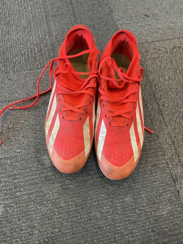 Used Adidas CRAZYFAST Soccer Cleats Red Senior 7.5 11614-S000244405
