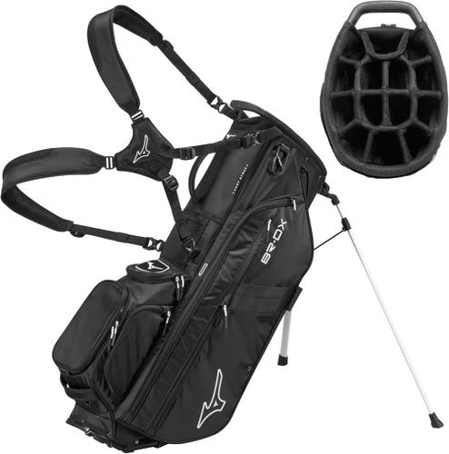 NEW Mizuno 2026 BR-DX Black/White Golf Stand Bag