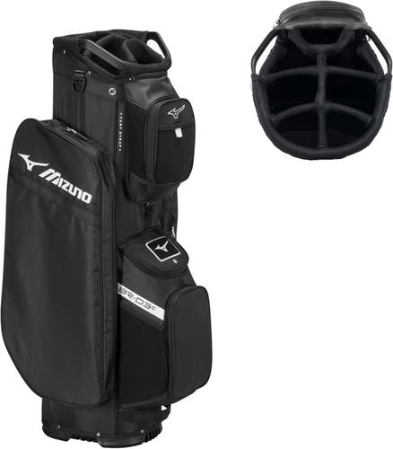 NEW 2026 Mizuno BR-D3C Black/White Cart Golf Bag