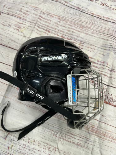 Black Medium Bauer IMS 5.0 Helmet (Used)