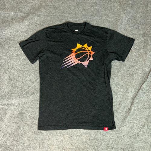 Phoenix Suns Mens Shirt Small Gray Tee T Logo Basketball NBA Sports Casual Top