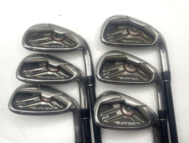TaylorMade Burner 2.0 Iron Set 6-PW,AW Superfast 65 M Senior Graphite Shaft RH