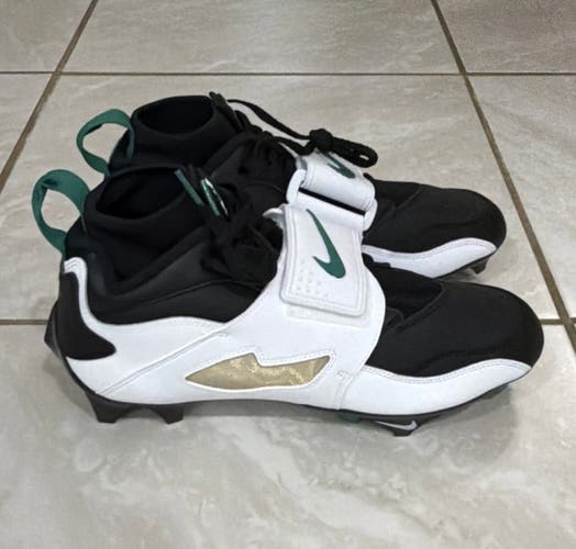 Nike Diamond Turf 93 TD Black/White/Green Size 11 Men’s New Without Box