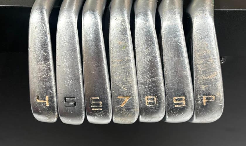 TaylorMade 2023 P7MB Iron Set 4-PW X-Stiff Dynamic Gold X100 Tour Issue LH Used