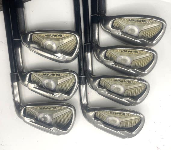 Women's TaylorMade Burner 2009 Iron Set 5-PW AW REAX Superfast Ladies Graphite