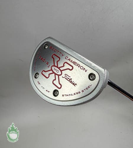 Used Right Handed Scotty Cameron Red X2 Mid 38" Putter Steel Golf Club