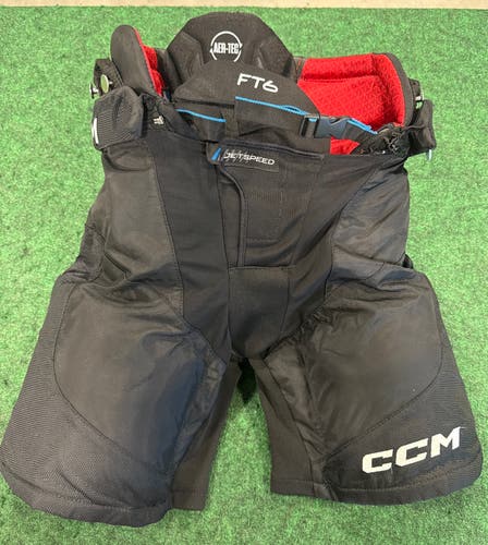 Black  CCM JetSpeed FT6 Hockey Pants (Used) | Junior Medium