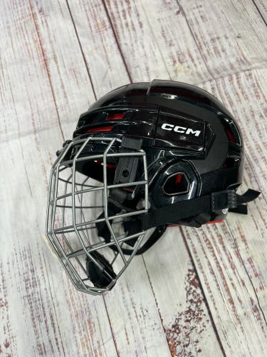 Black Youth CCM Tacks 70 Helmet (Used)
