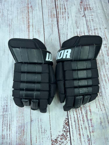 Black Senior Warrior Bully Gloves 13" (Used)