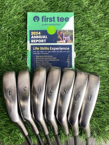 MacGregor Mac Tec NVG2 Mid Iron Set 4-PW With Stiff Graphite Shafts
