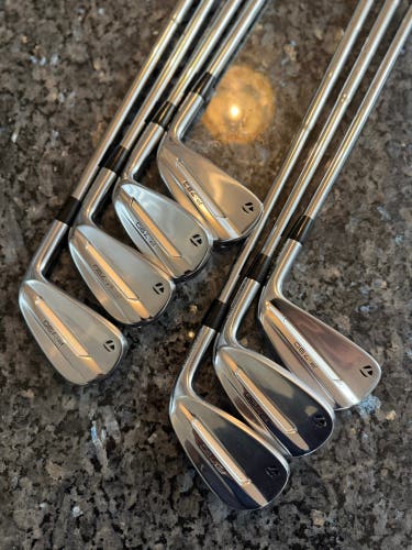 2025 TaylorMade P790 Iron Set 4-PW RH Dynamic Gold S300 Stiff New