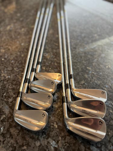 2025 TaylorMade P790 Iron Set 4-PW RH Dynamic Gold S300 Stiff New