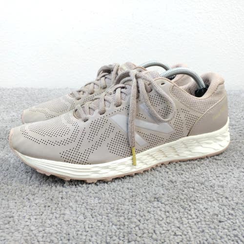 New Balance Fresh Foam Arishi Womens Size 7.5 Running Shoes Beige Pink Low Top