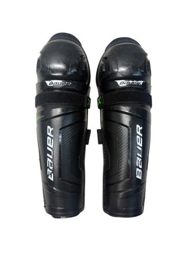 Used Bauer X Junior Shin Guards Black 12" 11835-S000212690