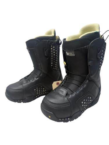 Used Burton EMERALD Womens Snowboard Boots Black Senior 8.5 11835-S000212757