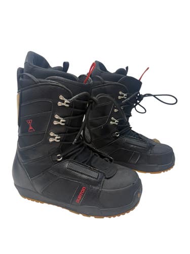 Used Burton PROGRESSION Mens Snowboard Boots Black Senior 12 11835-S000212783
