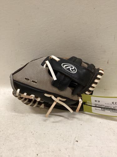 Used Rawlings PL90BSM BB/SB Glove T-ball Black And White 9" 11725-S000508073