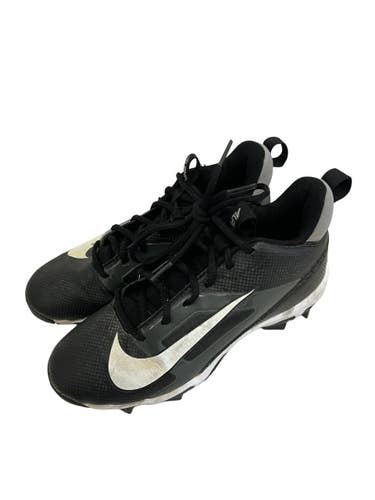 Used Nike ALPHA MENACE SHARK Jr FB Cleats Black Junior 05.5 11692-S000157481