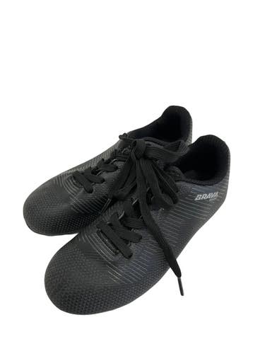 Used Brava BLACK SOCCER Soccer Cleats Black Youth 12.0 11692-S000157491