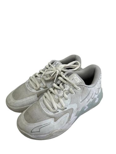 Used Puma MELO Basketball Shoes M White Junior 06 11692-S000157500