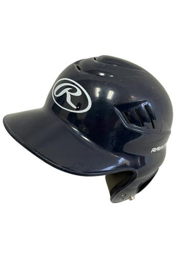 Used Rawlings CFTBH Batting Helmet No Mask Navy Blue One Size 11692-S000157523