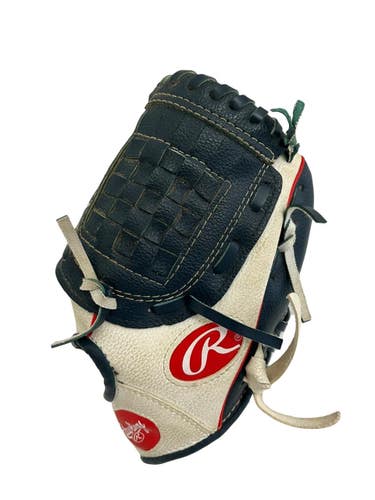 Used Rawlings PLAYERS SERIES BB/SB Glove T-ball Navy Blue 9 1/2" 11692-S000157530