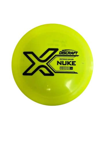 Used Discraft X NUKE Disc Golf Driver Yellow 166g 11692-S000157582