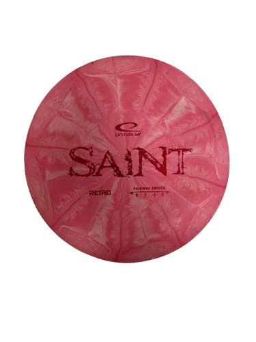 Used Latitude 64 RETRO SAINT Disc Golf Driver Pink 173g 11692-S000157601