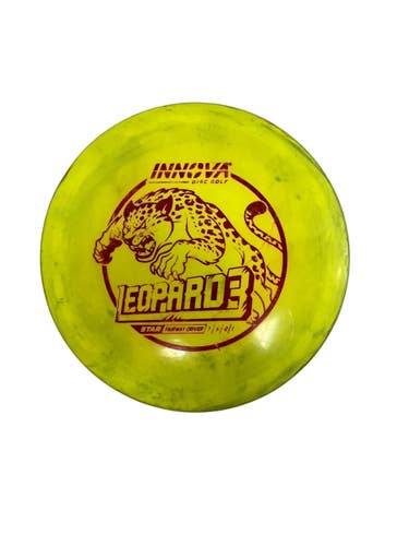Used Innova STAR LEOPARD 3 Disc Golf Driver Yellow 167g 11692-S000157599