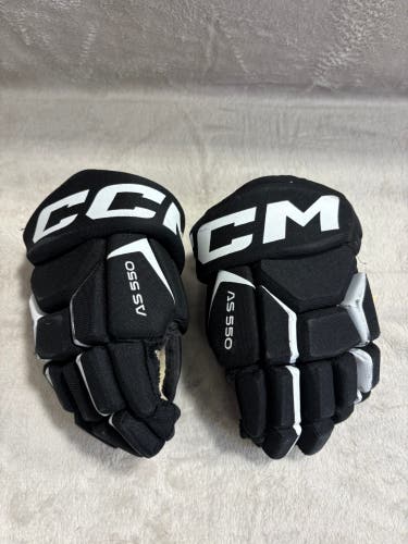 Black CCM AS550 Gloves 10" (Used)