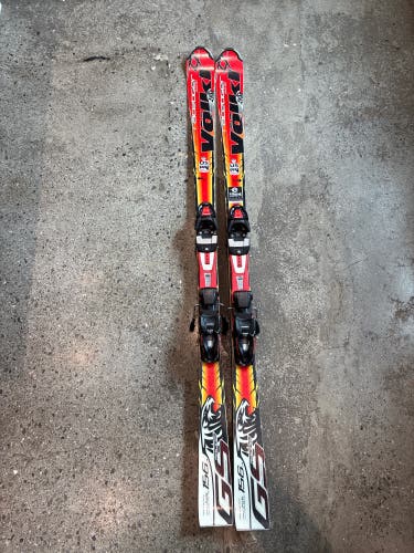 Volkl Racetiger WC GS 156 cm Racing Skis With Bindings (Used)
