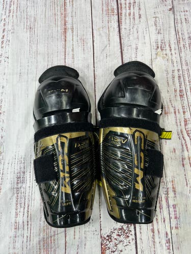 Youth CCM Tacks AS-V Pro Shin Pads 10" (Used)