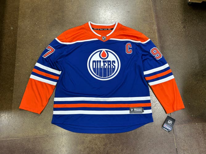 XXXL Edmonton Oilers Jersey #97 McDavid (New)