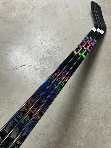 3 PACK 55 Flex P88 Senior CCM RibCor Trigger 9 Pro Left Hand Hockey Stick Pro Stock (New)