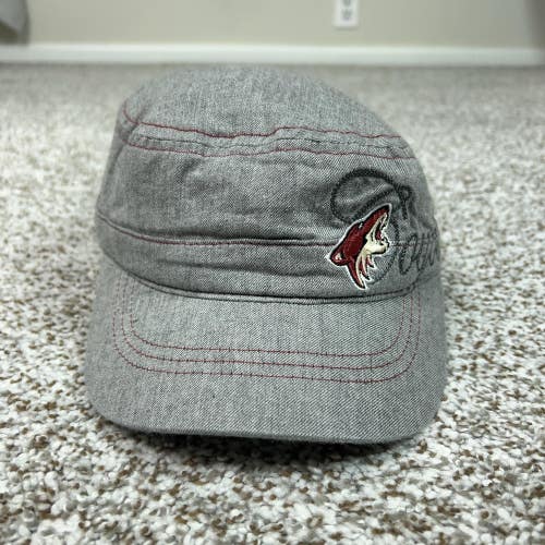 Arizona Coyotes Hat Cap Strap Back Womens One Size Gray NHL Hockey Reebok Cadet