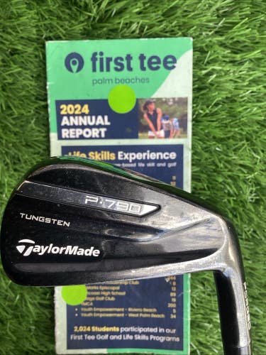 TaylorMade P-790 Forged Single 4 Iron With KBS S-Taper 120 Black Steel Shaft