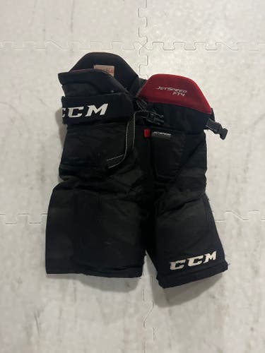Black Junior small CCM Jetspeed FT4 Hockey Pants (Used)