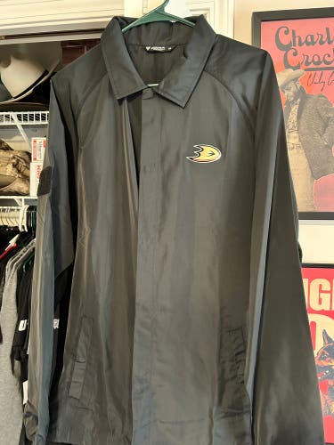 Anaheim Ducks New Level Wear Jacket sz Large
