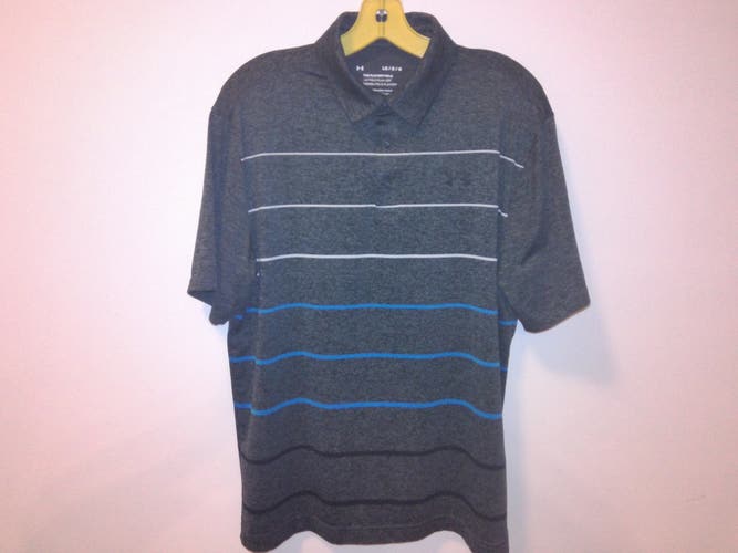 Gray Large Men's Polo Shirt (Used)